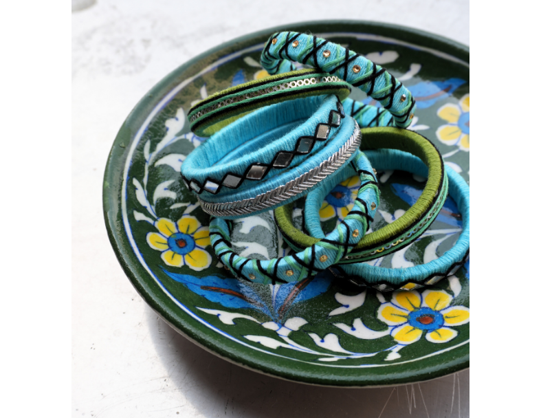 Bliss 豐繞手環*藍黑綠 2