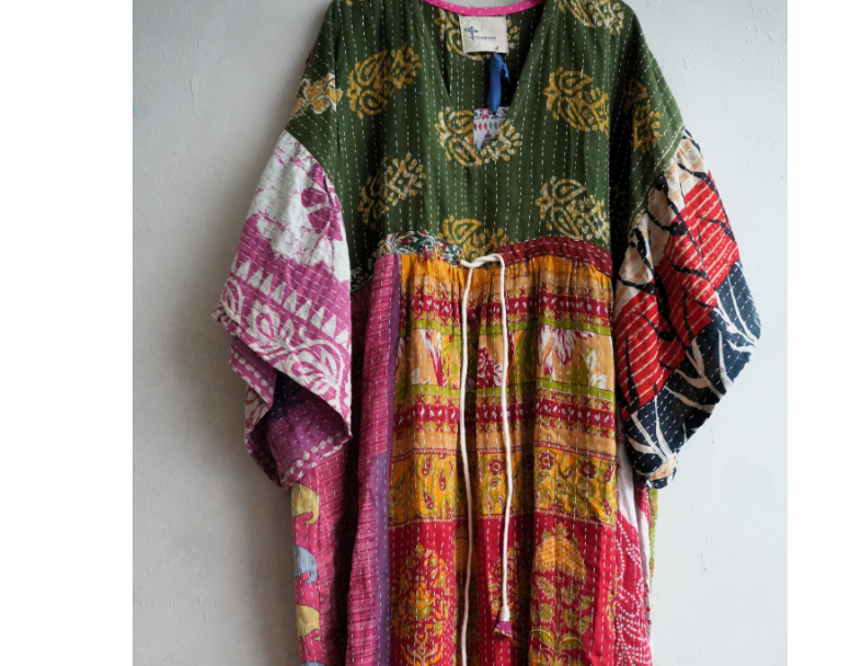 Kantha Gauze 棉紗老甘達洋裝*4 5