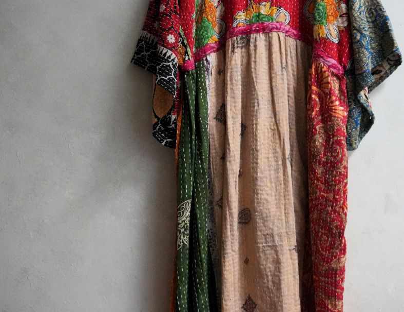 Kantha Gauze 棉紗老甘達洋裝*B6 3