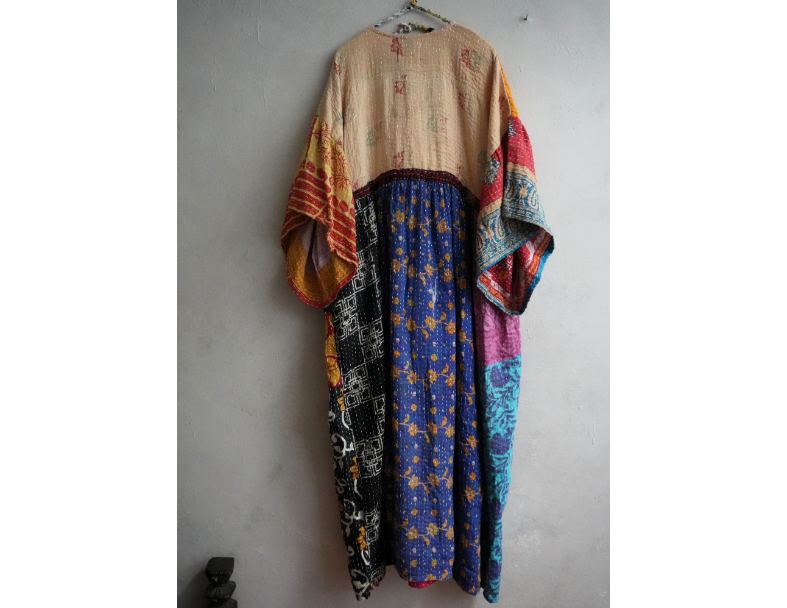 Kantha Gauze 棉紗老甘達洋裝*B7 4