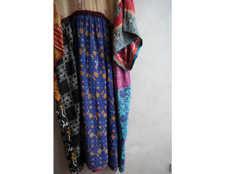 Kantha Gauze 棉紗老甘達洋裝*B7 5