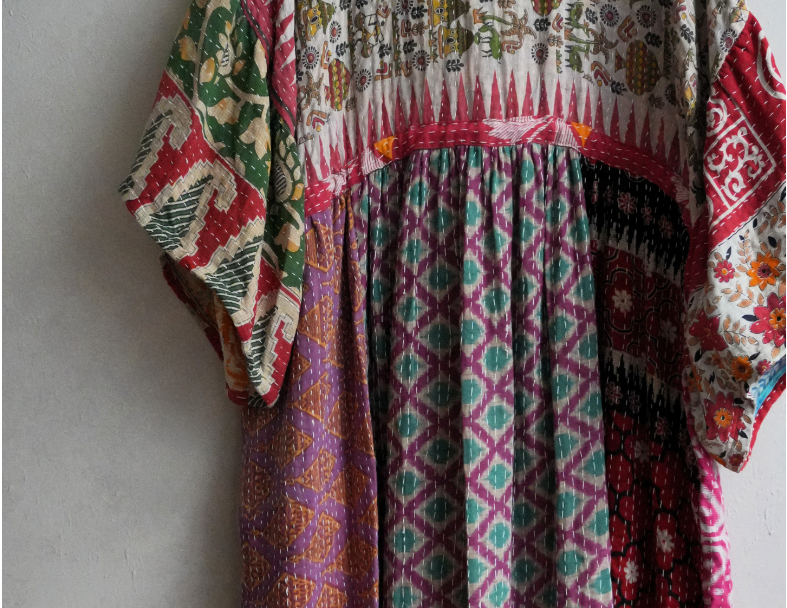 Kantha Gauze 棉紗老甘達洋裝*B3*SOLD 4