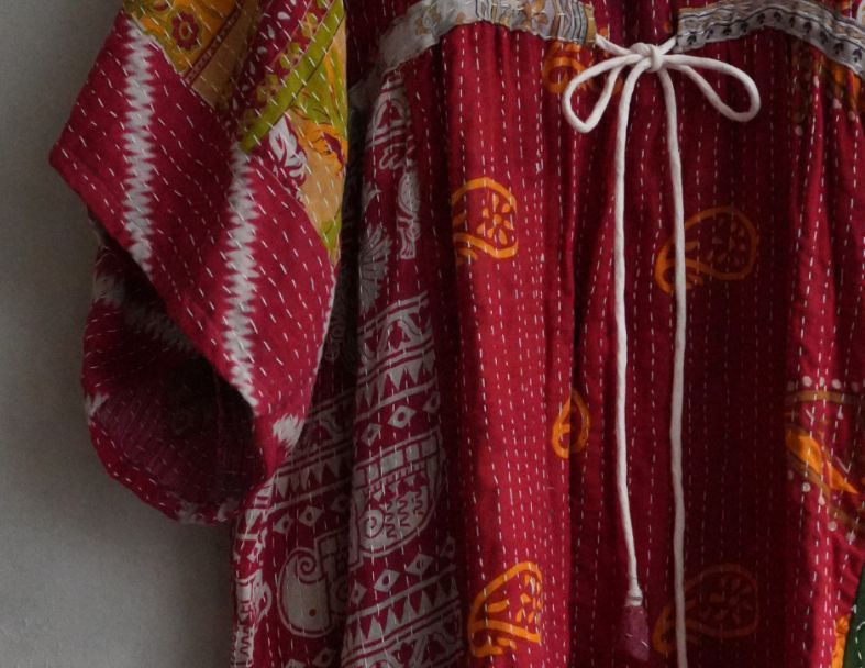 Kantha Gauze 棉紗老甘達洋裝*B8*SOLD 4