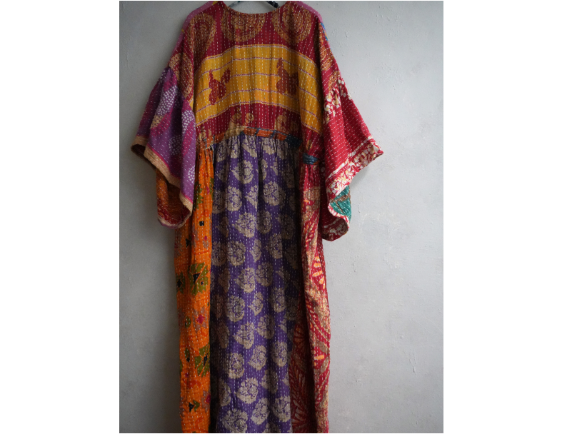 Kantha Gauze 棉紗老甘達洋裝*B4*SOLD 4