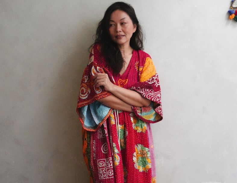Kantha Gauze 棉紗老甘達洋裝*B5 5