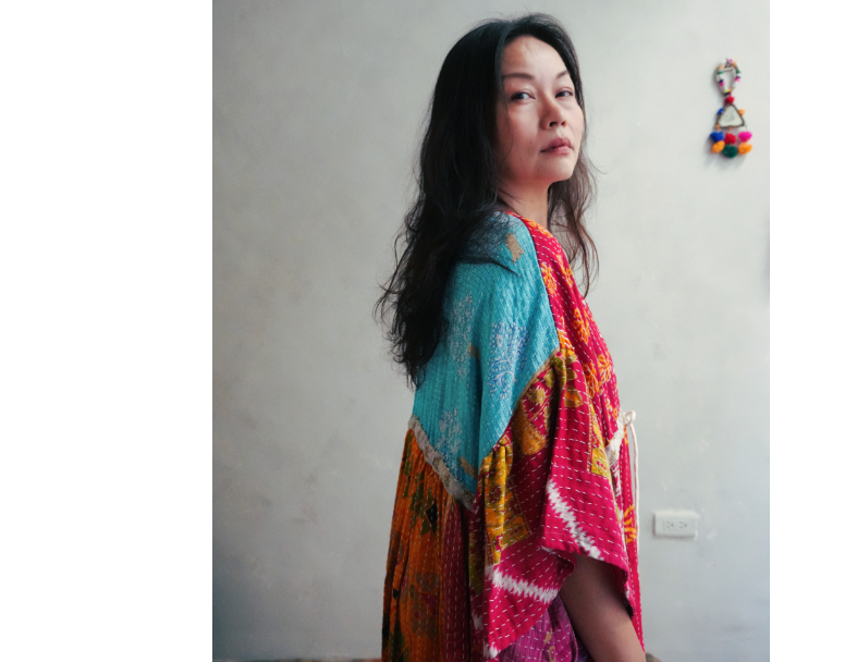 Kantha Gauze 棉紗老甘達洋裝*B8*SOLD 7