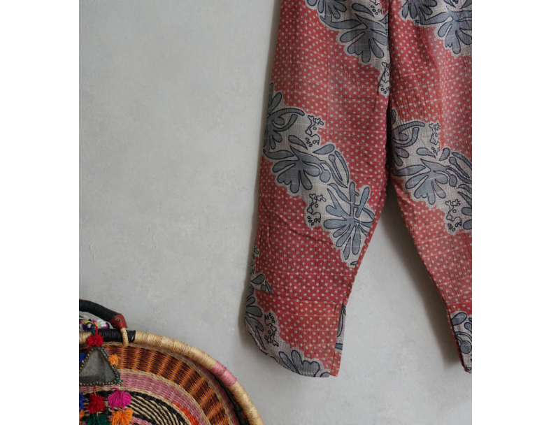 kantha 老甘達口袋褲*舊粉點 6