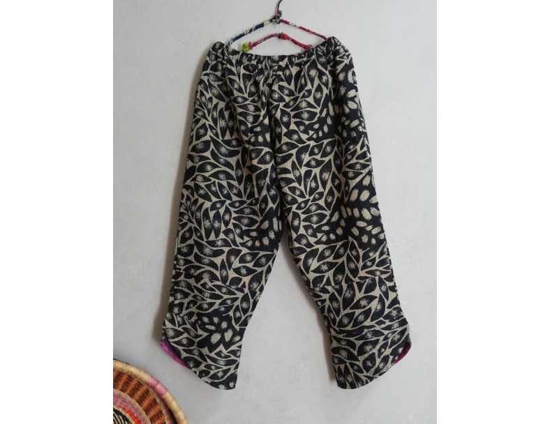 kantha 老甘達口袋褲*黑夜 5