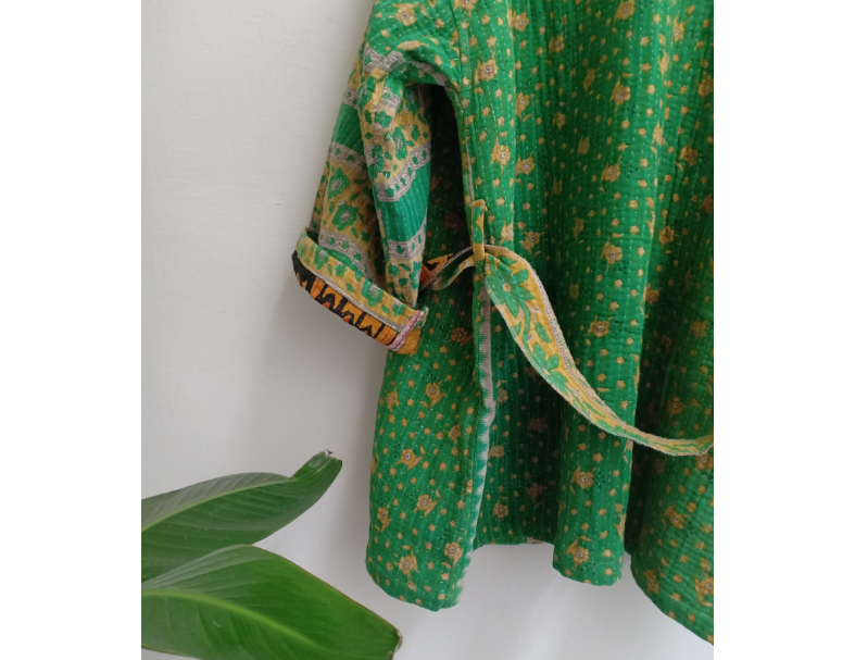 甘達KIMONO / 綠野小黃菊 *SOLD 7