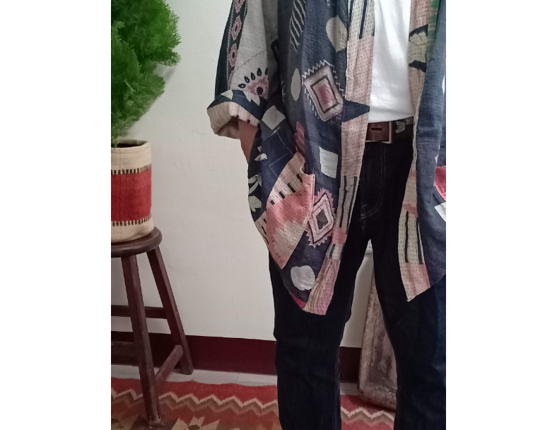 老甘達kantha外套 / 灰米自在 3