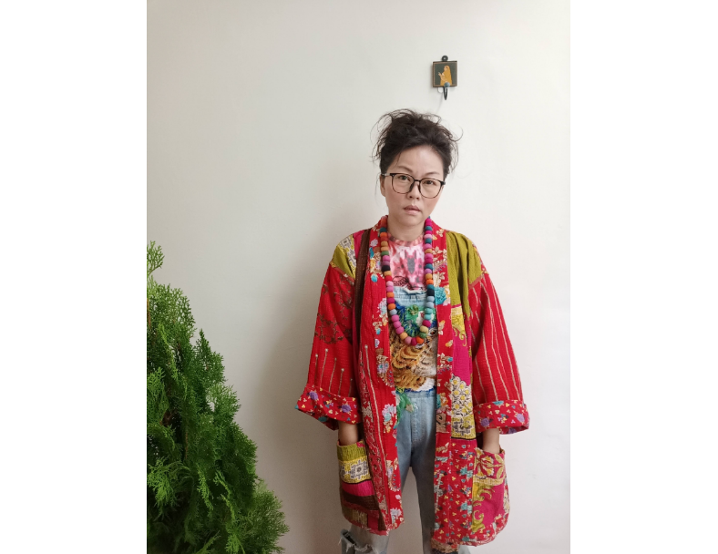 老甘達kantha外套/小紅花 2