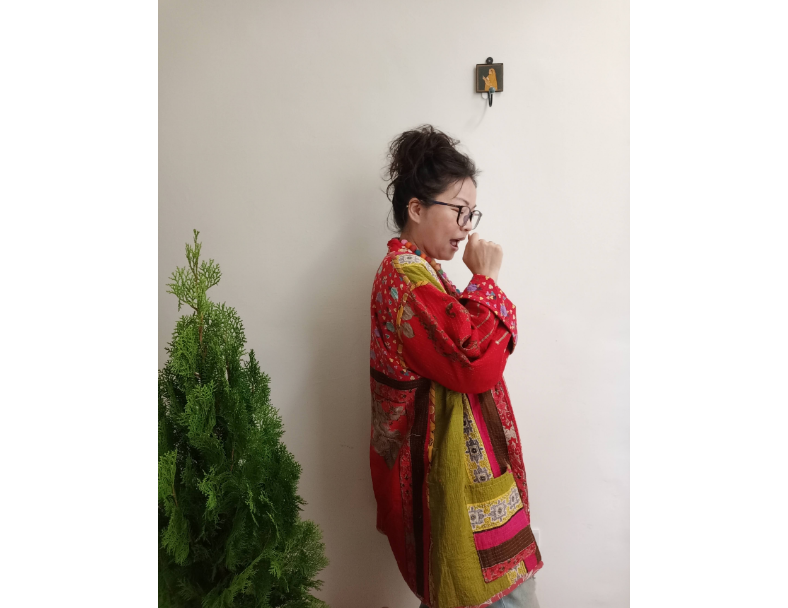 老甘達kantha外套/小紅花 3