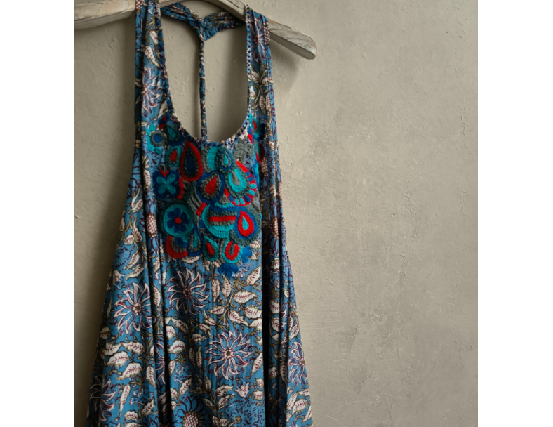 卡蜜拉袋子洋裝*藍 / BOHO SUMMER SALE 6