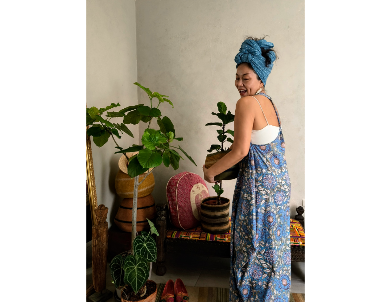 卡蜜拉袋子洋裝*藍 / BOHO SUMMER SALE 2