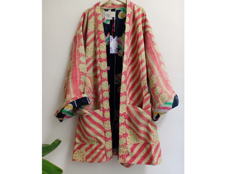 甘達KIMONO / 粉米海浪花 3