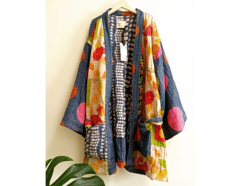 甘達 KIMONO / 寶藍圈圈 2