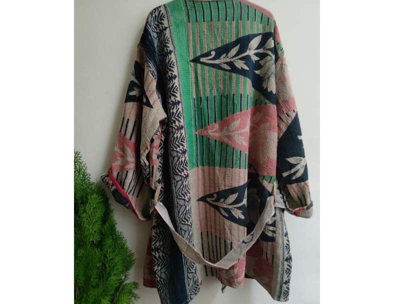 老甘達kantha外套 / 灰米自在 5