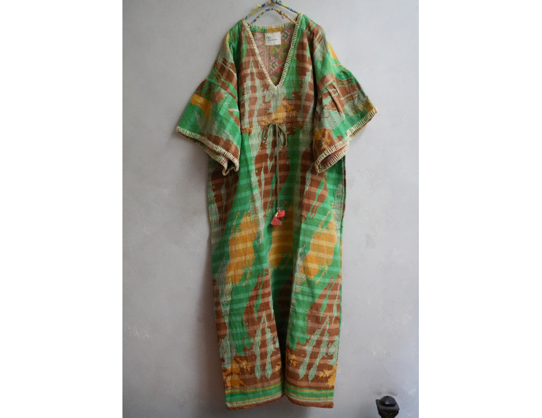 Kantha 老甘達玫瑰長洋*迷茶綠 4