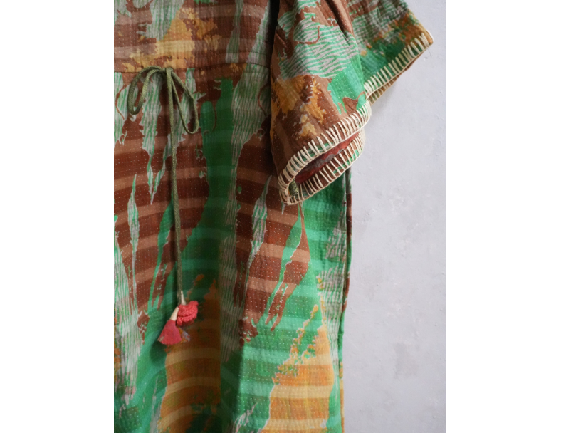 Kantha 老甘達玫瑰長洋*迷茶綠 3