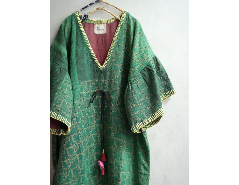 Kantha老甘達玫瑰長洋*純綠 4