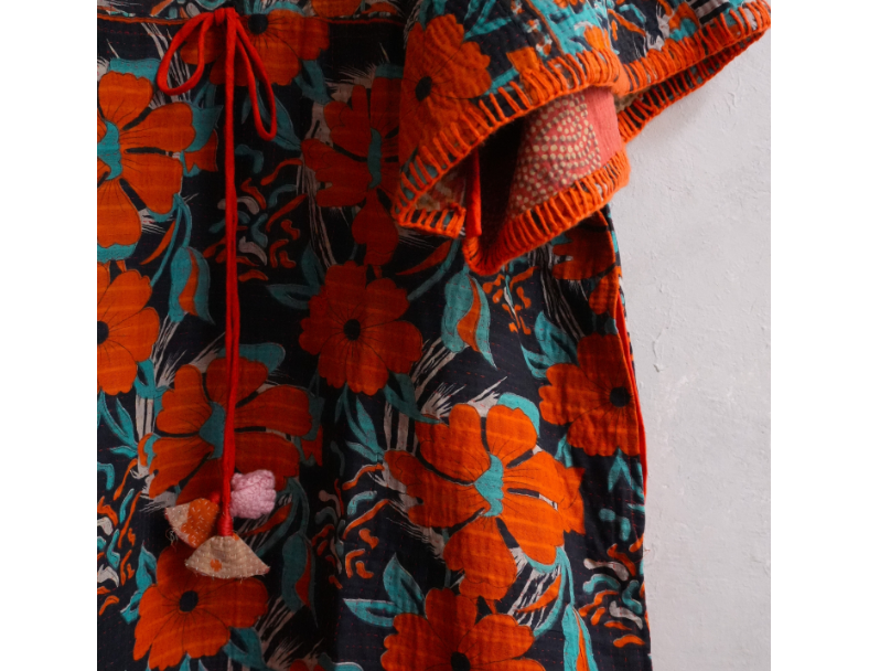 Kantha 老甘達玫瑰長洋*橘 4