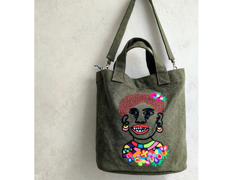 Tote bag 捲毛小孩 6
