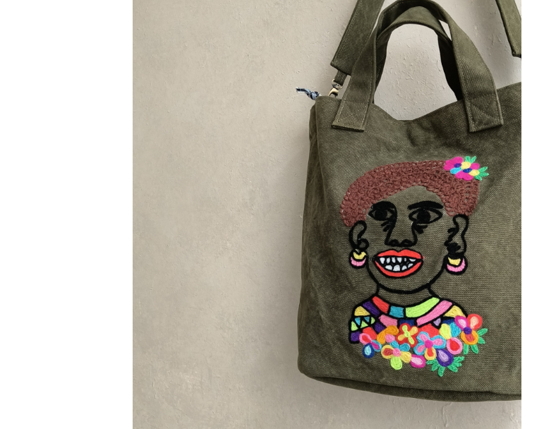 Tote bag 捲毛小孩 5