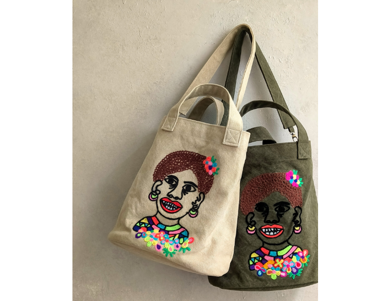 Tote bag 捲毛小孩 3