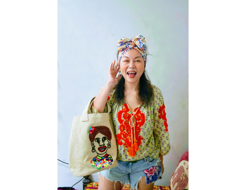 Tote bag 捲毛小孩 4