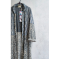 泥染手印長罩衫*灰
