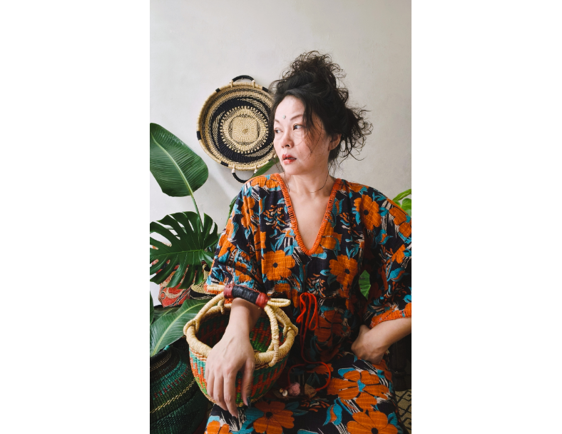 Kantha 老甘達玫瑰長洋*橘 7