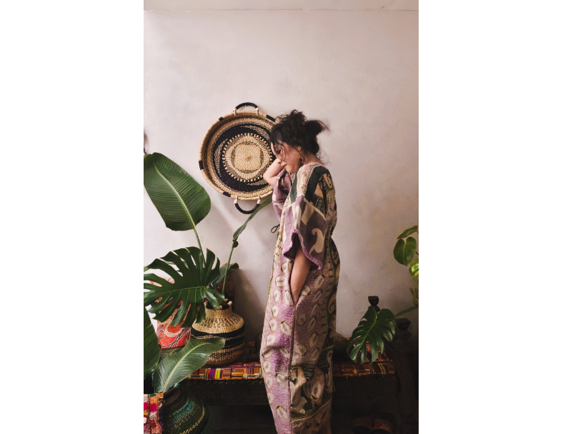 kantha 老甘達玫瑰長洋*紫芋 6