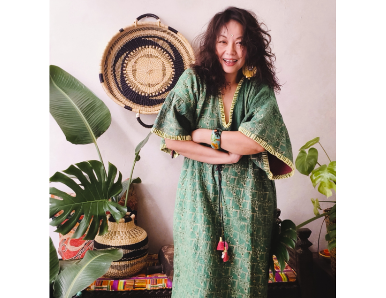 Kantha老甘達玫瑰長洋*純綠 5