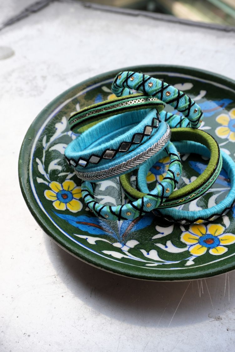 Bliss 豐繞手環*藍黑綠