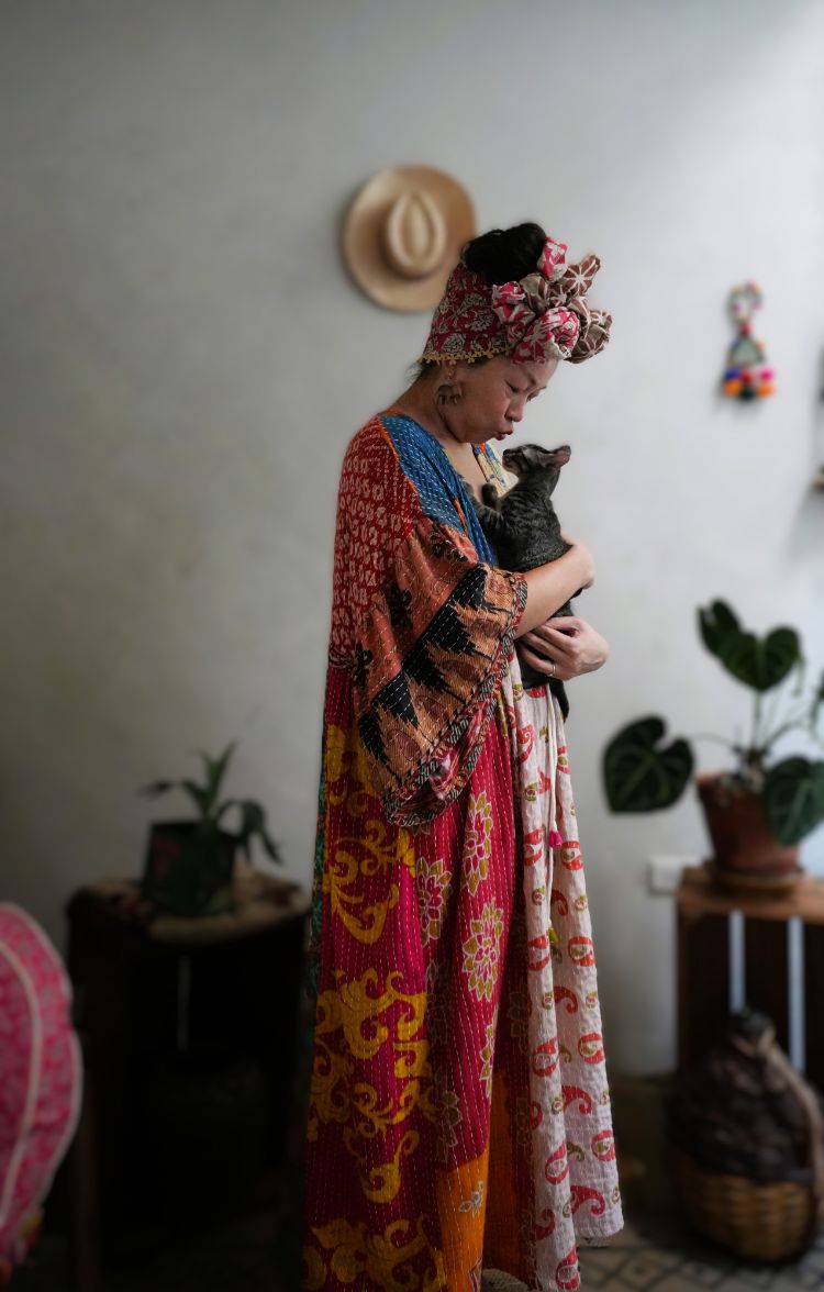 Kantha Gauze 棉紗老甘達洋裝*4