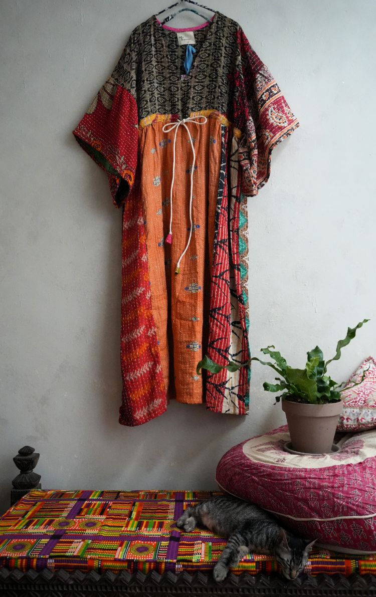 Kantha Gauze 棉紗老甘達洋裝*3