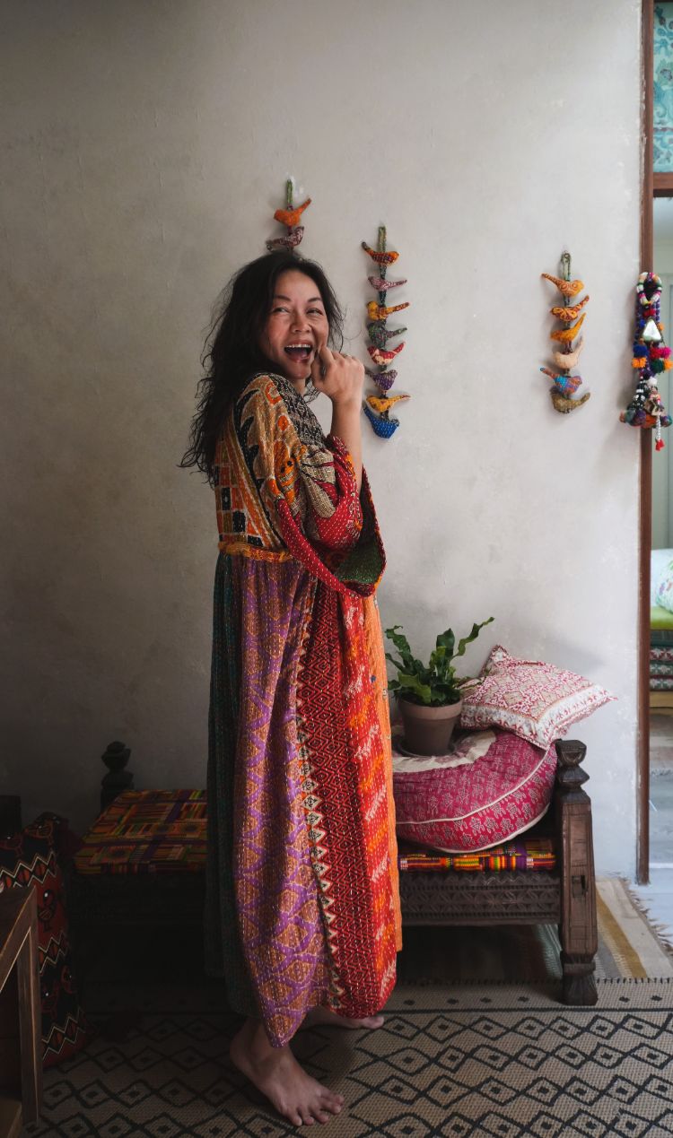 Kantha Gauze 棉紗老甘達洋裝*3