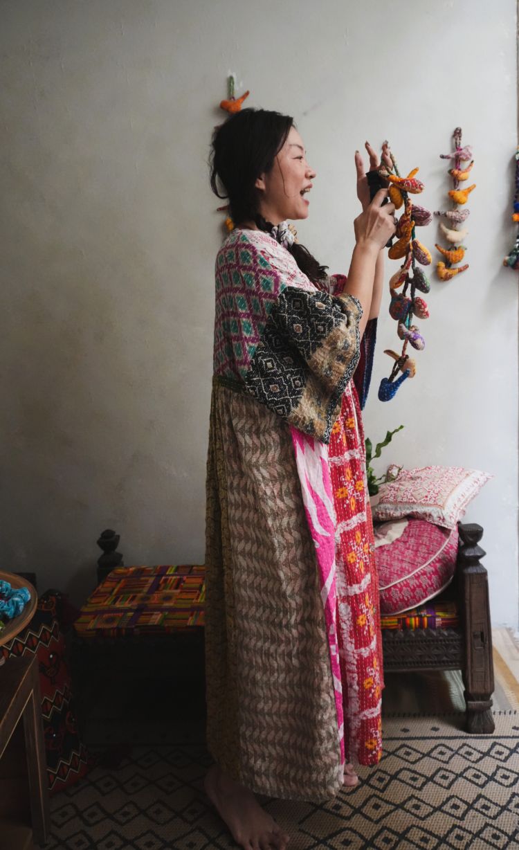 Kantha Gauze 棉紗老甘達洋裝* SOLD 