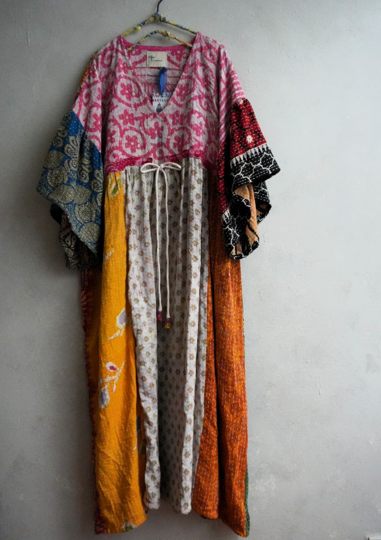 Kantha Gauze 棉紗老甘達洋裝*B6