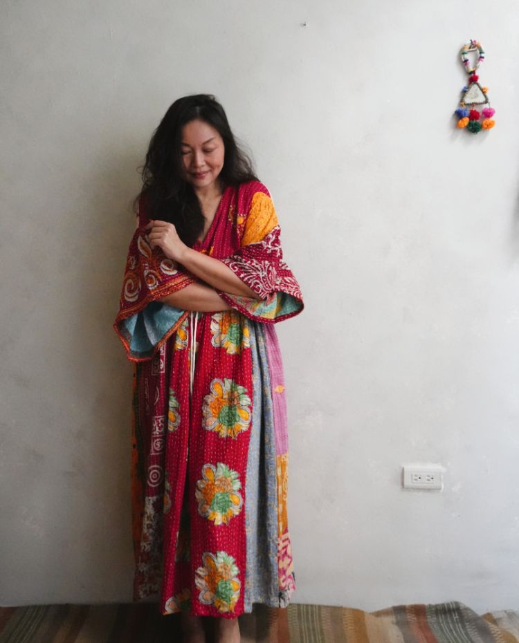 Kantha Gauze 棉紗老甘達洋裝*B5
