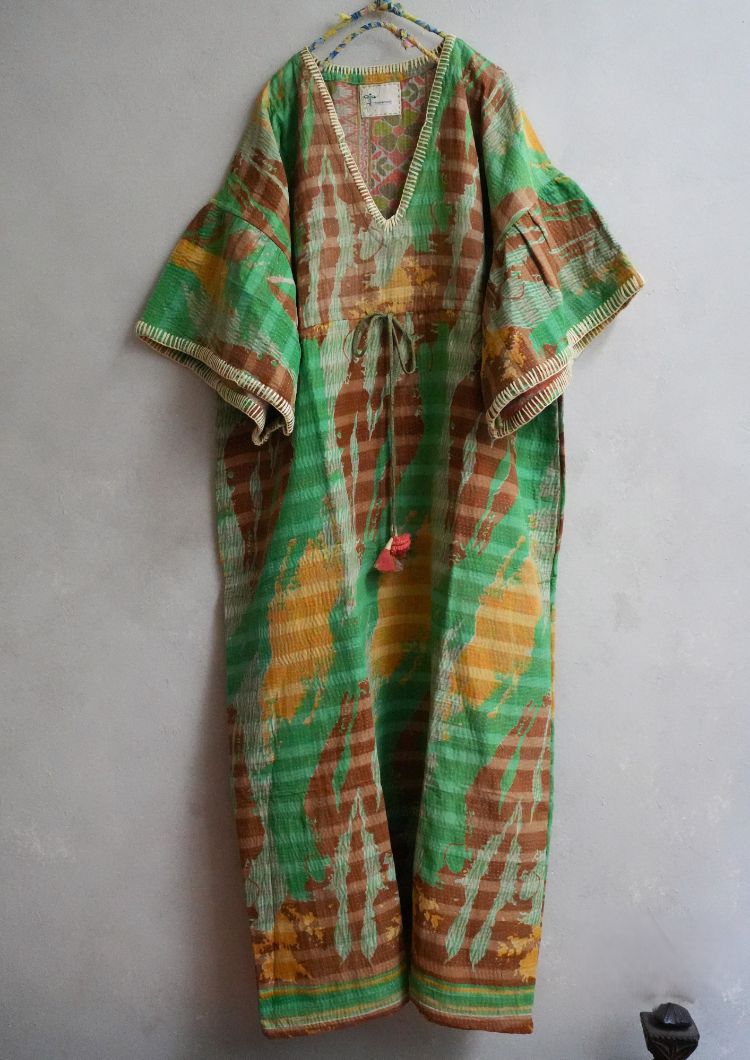 Kantha 老甘達玫瑰長洋*迷茶綠