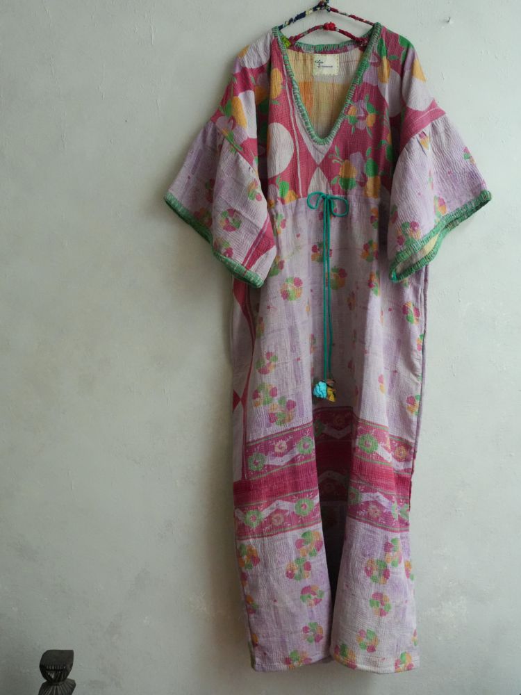 Kantha 老甘達洋裝*舊粉圈圈