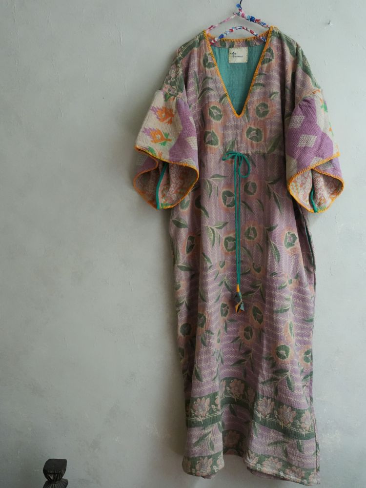 Kantha老甘達洋裝*柔芋紫