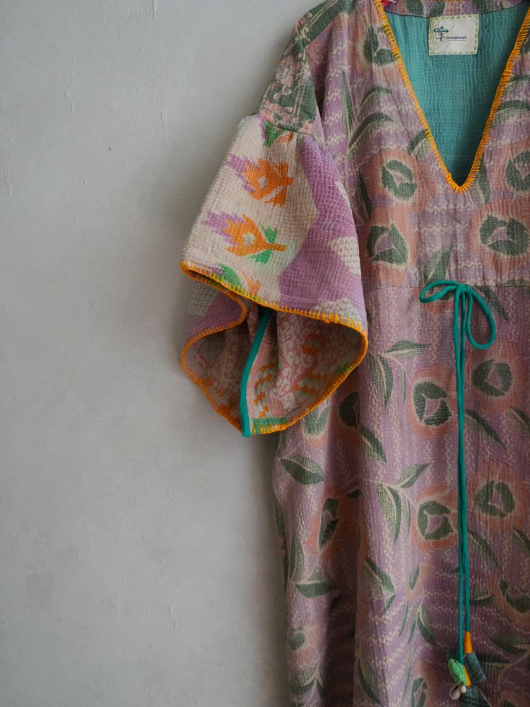 Kantha老甘達洋裝*柔芋紫