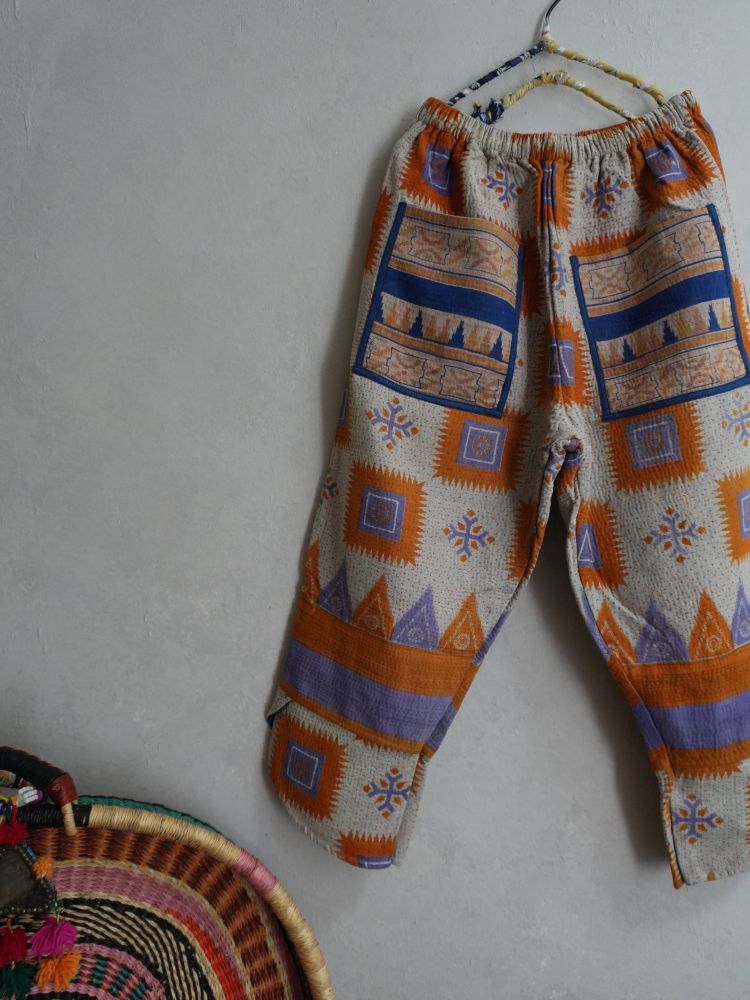 kantha 老甘達口袋褲*CUBE ORANGE