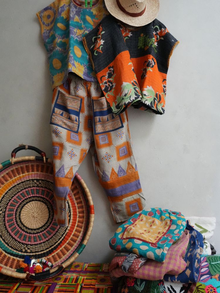 kantha 老甘達口袋褲*CUBE ORANGE