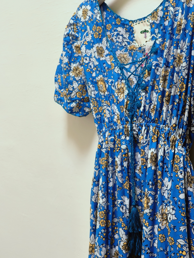 非洲V領長洋 / 藍晶菊 /BOHO SUMMER SALE