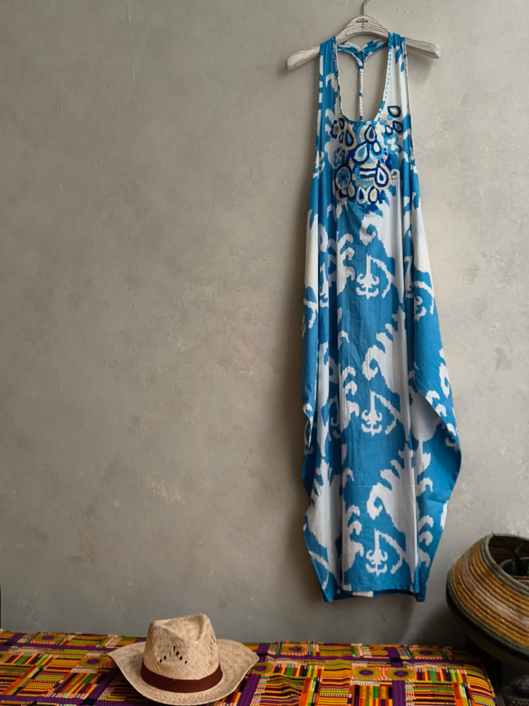 卡蜜拉袋子洋裝*白 /BOHO SUMMER SALE