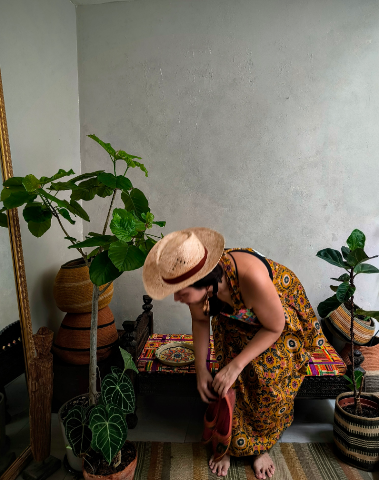卡蜜拉袋子洋裝*薑 /BOHO SUMMER SALE