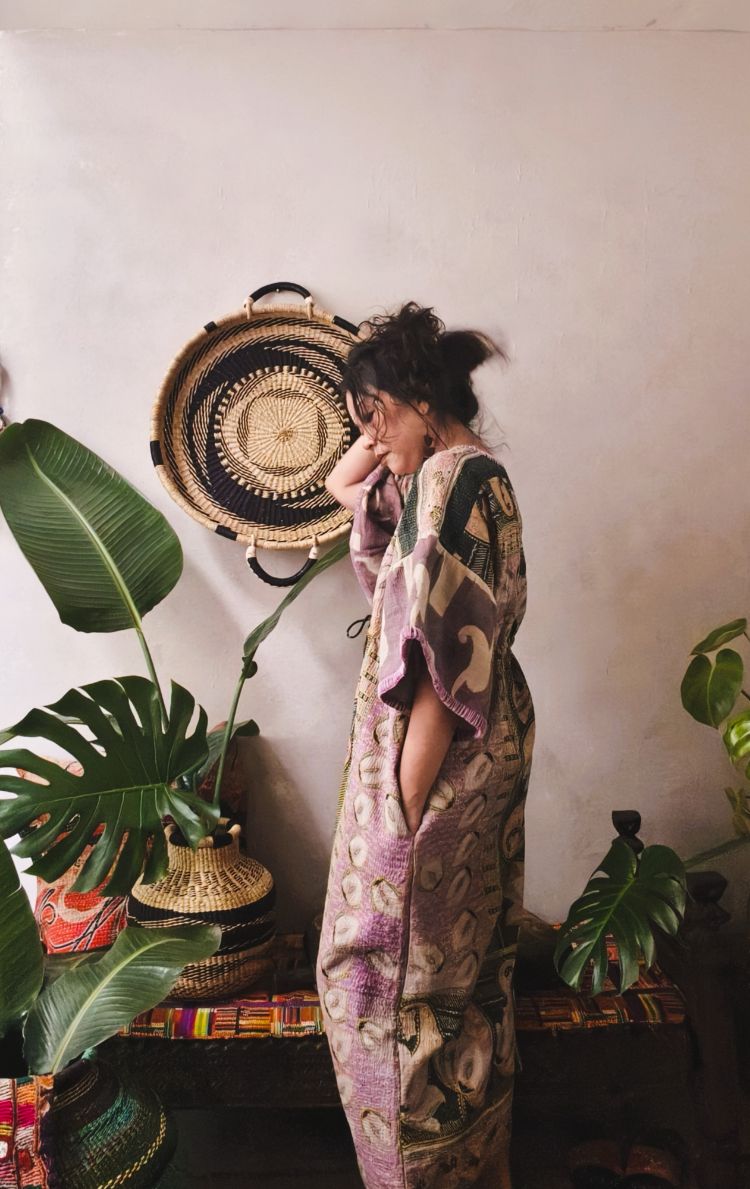 kantha 老甘達玫瑰長洋*紫芋